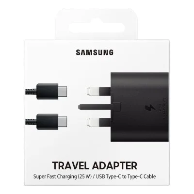 Travel Adapter 25W Usb-C To Usb-C Samsung - Black
